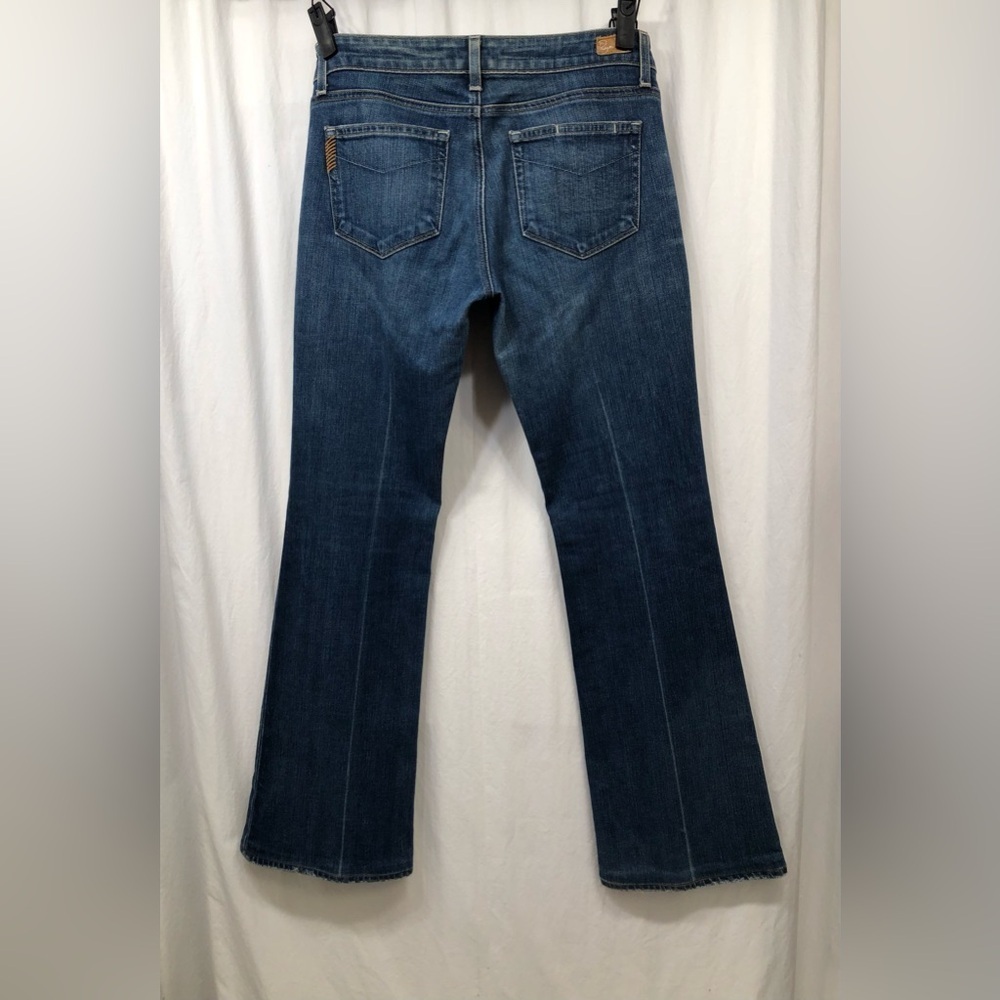 Paige Laurel Canyon Midrise Bootcut Blue Denim Jeans Womens Size 30